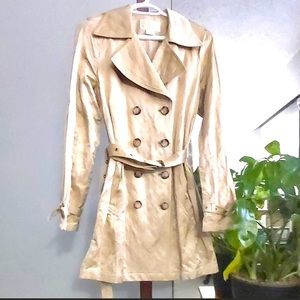 Michael Kors Women’s Crinkled Trench Coat